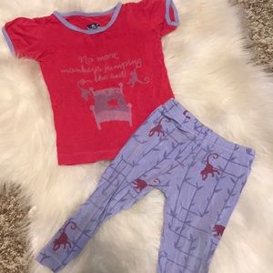 Kickee pants pajama set